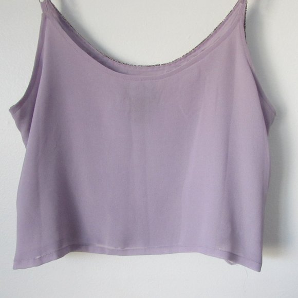 Angie Crop Top Lavender - Picture 8 of 14